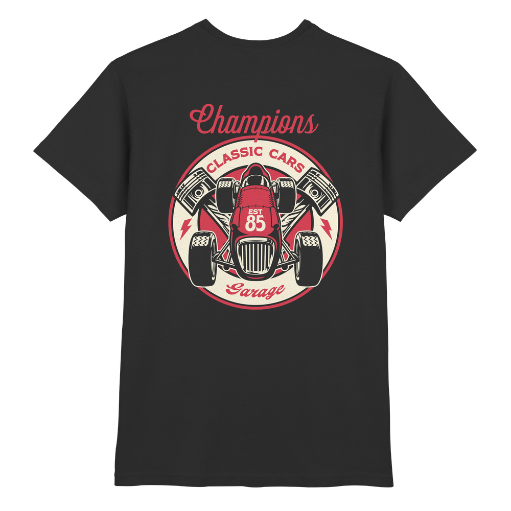 back-classic-shirt-black-369-1000x.png Classic Cars Garage T-Shirt – Bild 1